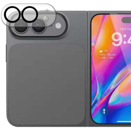 2-kpl Kameran linssin lasi Apple iPhone Duo - Läpinäkyvä