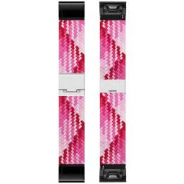 Punottu Kellon ranneke Garmin Enduro 4 - Gradientred