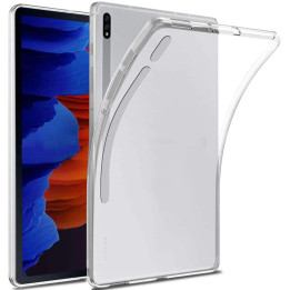 Läpinäkyvä silikoni Samsung Galaxy Tab S7 Plus